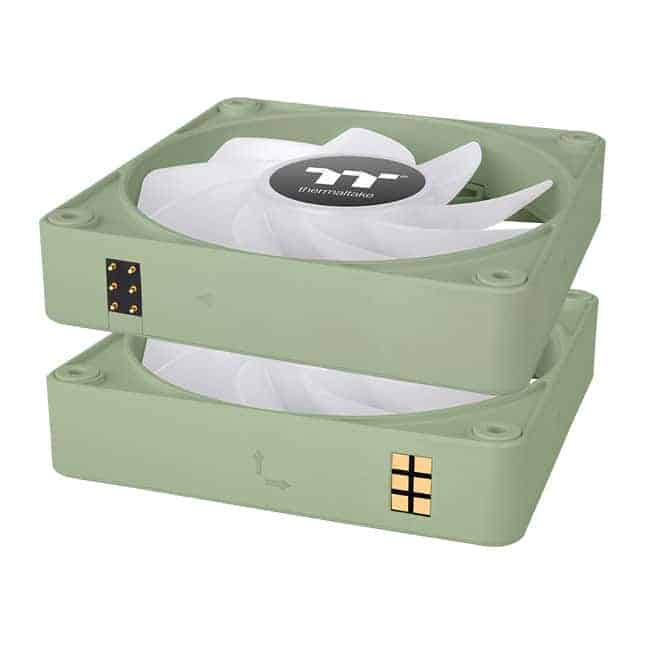 (image for) Thermaltake CT120 EX ARGB Sync Matcha Green 120mm PWM Fan Triple Pack
